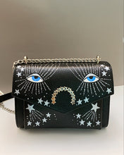 Cargar imagen en el visor de la galería, Aurora Bag grande Ojitos plateado