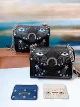 Cargar imagen en el visor de la galería, Aurora Bag grande Ojitos plateado