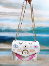 Cargar imagen en el visor de la galería, Aurora Bag ojitos colores grande hueso