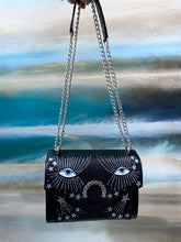 Cargar imagen en el visor de la galería, Aurora Bag grande Ojitos plateado
