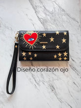 Cargar imagen en el visor de la galería, Cartera negra personalizada
